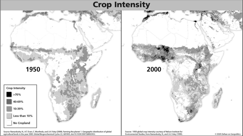 Интенсификация применения удобрений на примере Африки