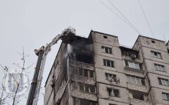 Падение обломков в Киеве