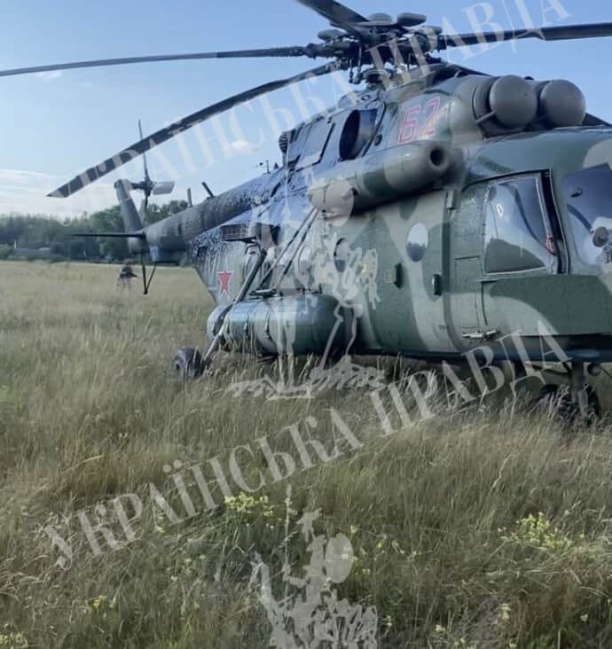 Розвідка виманила в Україну російський вертоліт Мі-8