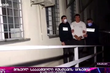 Задержание Михеила Саакашвили в Тбилиси