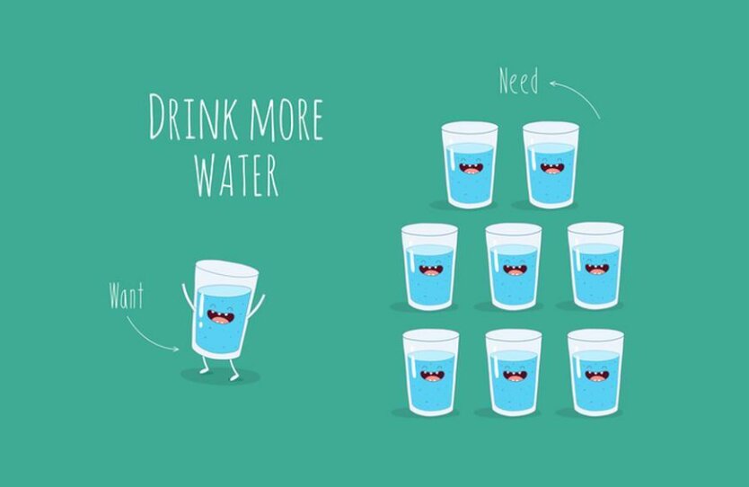 пить больше воды
