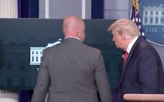 Дональд Трамп прервал пресс-конференцию из-за стрельбы