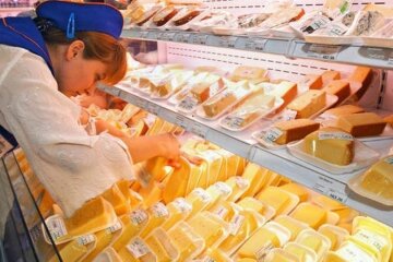 Цены на твердый сыр в Украине