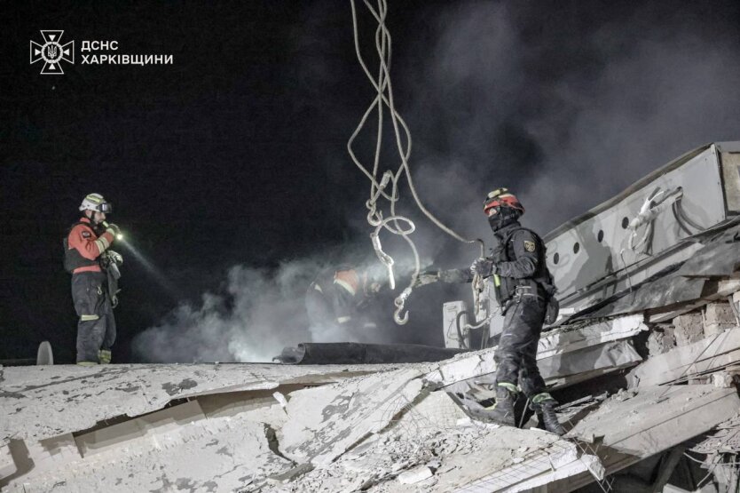 Удар по Харьковской области