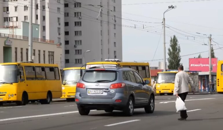 Украина, штрафы, пешеходы