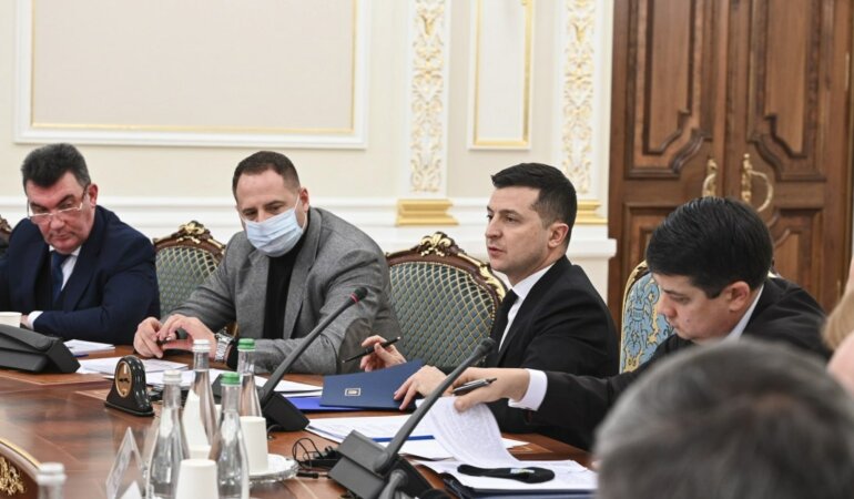 Владимир Зеленский, заседание, ксу, тупицкий