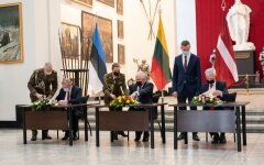 Министры обороны Латвии, Литвы и Эстонии, 21 декабря