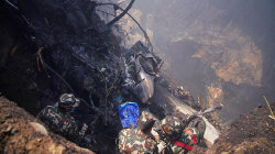 Авіакатастрофа у Непалі. Фото: AFP