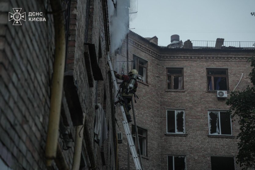 Удар по Києву