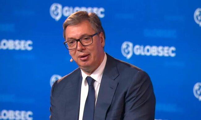Президент Сербії Олександр Вучич / Фото: Screenshot from EBU
