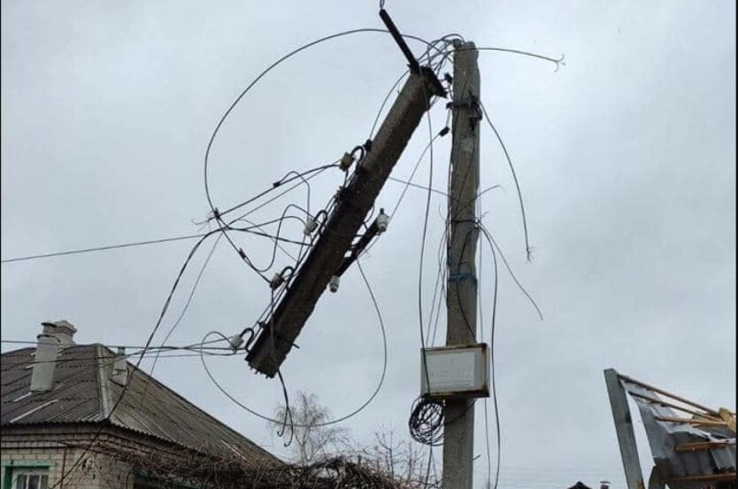 Отсутсвие электричества в Луганской области