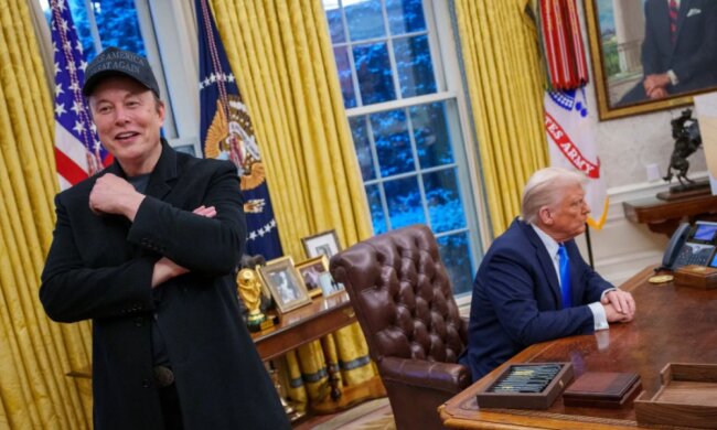 Илон Маск и Дональд Трамп