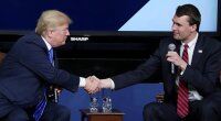 Дональд Трамп та Чарлі Кірк