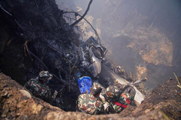 Авиакатастрофа в Непале. Фото: AFP