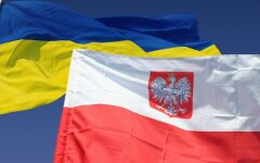 Украина и Польша флаги
