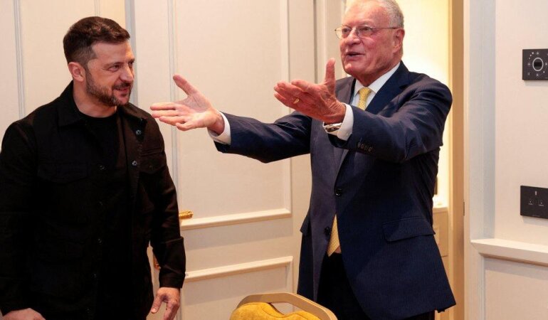 Володимир Зеленський та Кіт Келлог