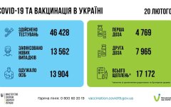 Статистика по коронавирусу на утро 21 февраля