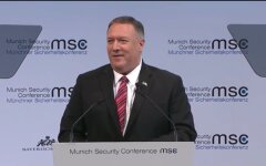 госсекретарь сша майк помпео на мюнхенской конференции говорил об агрессии россии и защите украины