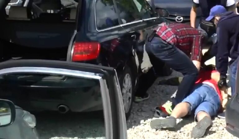 Задержание одного из подозреваемых в похищении лидера народного ополчения Донбасса