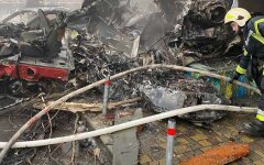 Падение вертолета в Броварах