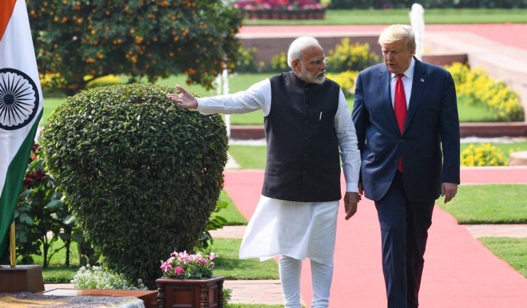Дональд Трамп і Нарендра Моді