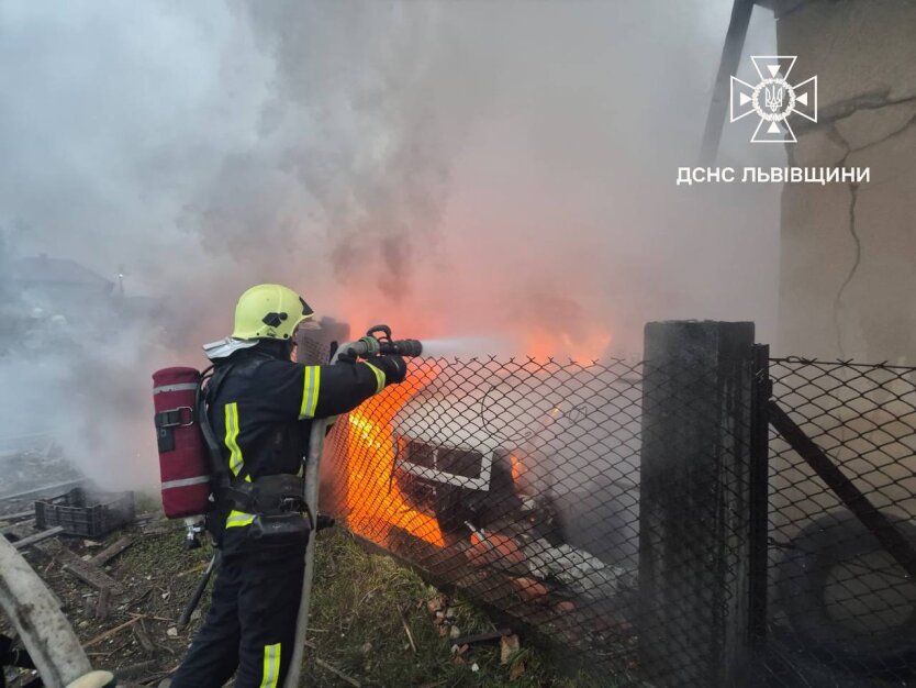 Пожежа у Львівській області