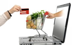 доставка продуктов, покупки через интернет