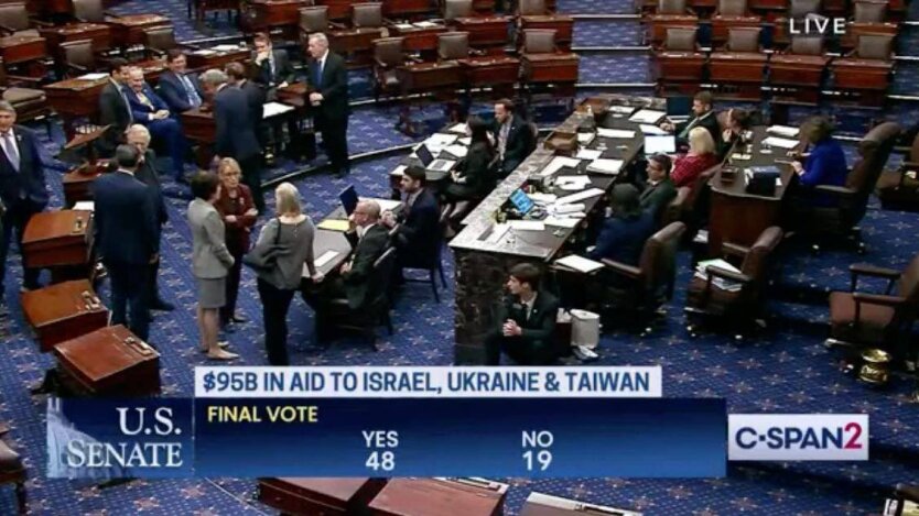 Сенат США поддержал выделение финансовой помощи для Украины, но прохождение в Палате представителей под вопросом