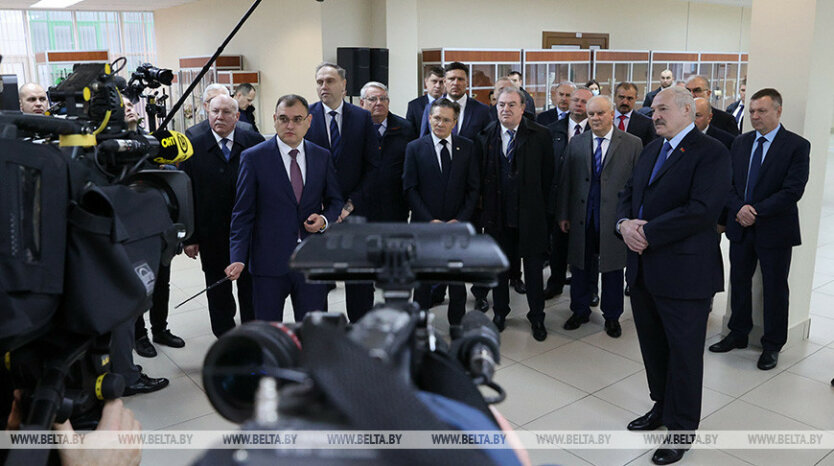 Александр Лукашенко на открытии АЭС в Беларуси