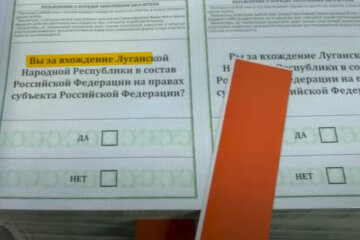 "Референдуми" на окупованих територіях України