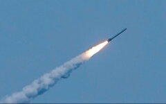 Ракетний удар / Фото: unn.com.ua