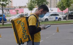 Курьер Glovo, Скандал с Glovo, Нарушение правил ПДД курьером Glovo