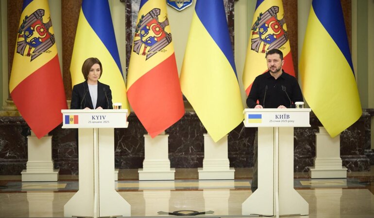 Владимир Зеленский и Майя Санду