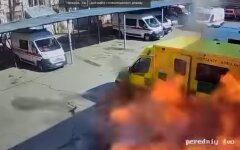 Появилось видео удара рашистов по детской больнице в Николаеве
