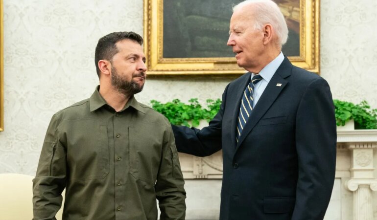 Володимир Зеленський. Джо Байден