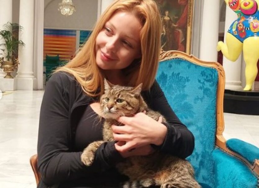 Тина Кароль и кот Степан