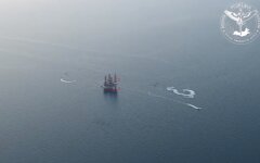 Силы обороны нанесли удар по вражескому самолету в Черном море: в ГУР показали видео