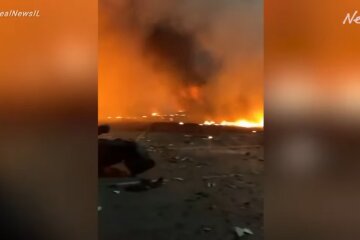 В порту Дубая взорвался танкер с нефтью: видео