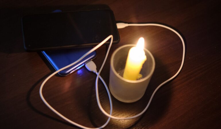 Відключення світла в Україні / Фото: Віталій Носач, РБК-Україна