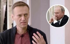Алексей Навальный и Владимир Путин
