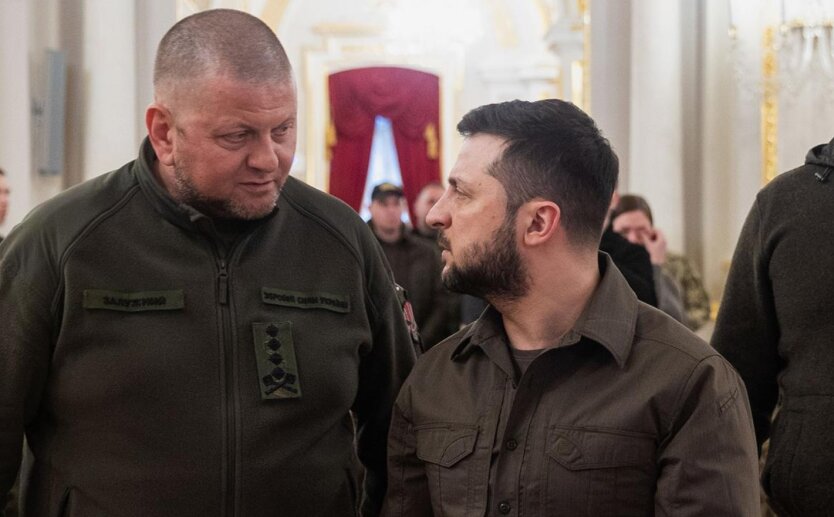 Валерий Залужный и Владимир Зеленский