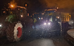 Протесты польских фермеров