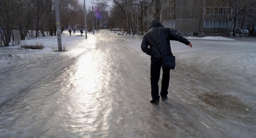 Слизька погода в Україні