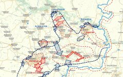 Карта боевых действий на Донбассе 27 июля