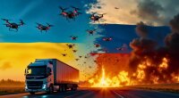 Удар украинских дронов по аэродромам в России