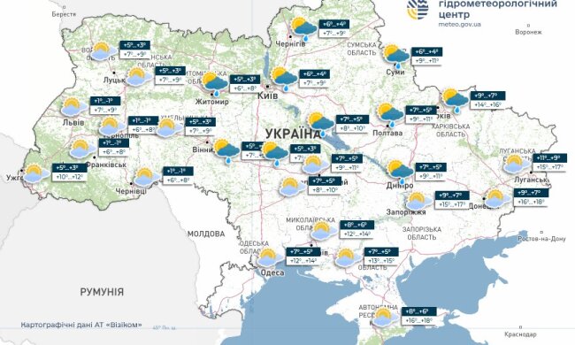 Прогноз погоди