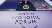 Дональд Трамп на Всемирном экономическом форуме в Давосе