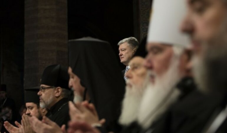 Петр Порошенко на Объединительном соборе
