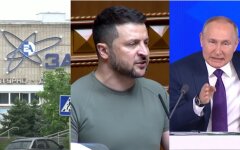 Владимир Зеленский и Владимир Путин, ЗАЭС