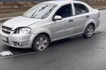 Обстрел гражданского авто оккупантами, вторжение россии в Украину, макаров